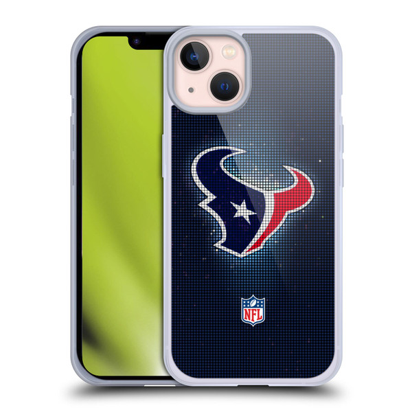 NFL Houston Texans Artwork LED Soft Gel Case for Apple iPhone 13