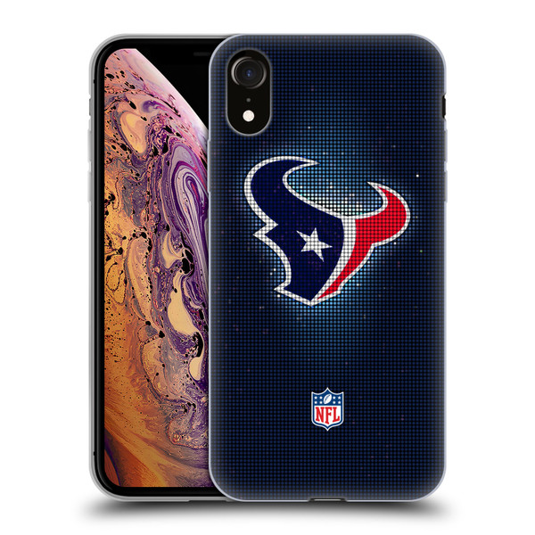 NFL Houston Texans Artwork LED Soft Gel Case for Apple iPhone XR