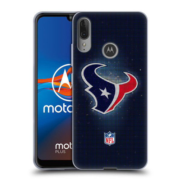 NFL Houston Texans Artwork LED Soft Gel Case for Motorola Moto E6 Plus