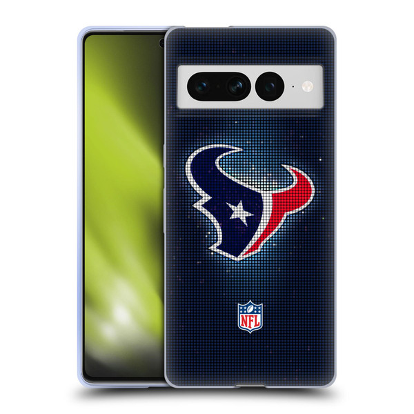 NFL Houston Texans Artwork LED Soft Gel Case for Google Pixel 7 Pro