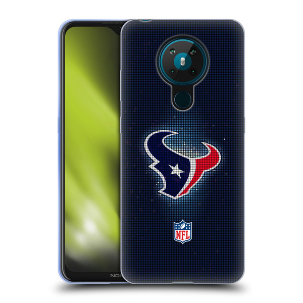 NFL Houston Texans Artwork LED Soft Gel Case for Nokia 5.3