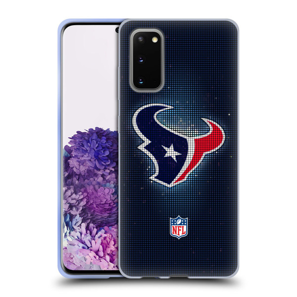 NFL Houston Texans Artwork LED Soft Gel Case for Samsung Galaxy S20 / S20 5G