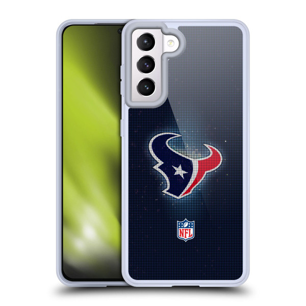 NFL Houston Texans Artwork LED Soft Gel Case for Samsung Galaxy S21 5G