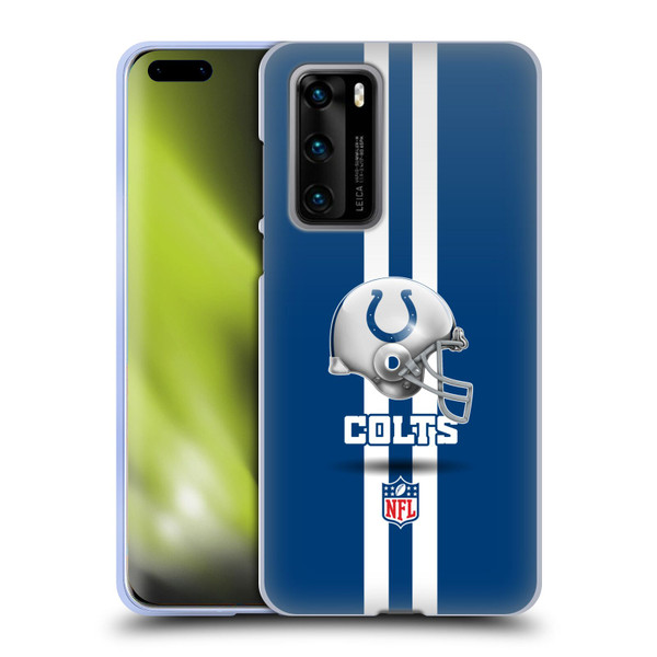 NFL Indianapolis Colts Logo Helmet Soft Gel Case for Huawei P40 5G