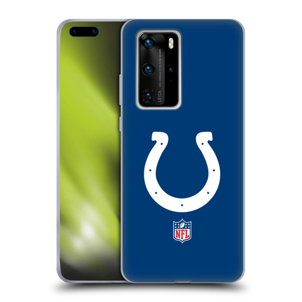 NFL Indianapolis Colts Logo Plain Soft Gel Case for Huawei P40 Pro / P40 Pro Plus 5G
