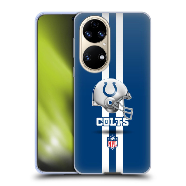 NFL Indianapolis Colts Logo Helmet Soft Gel Case for Huawei P50