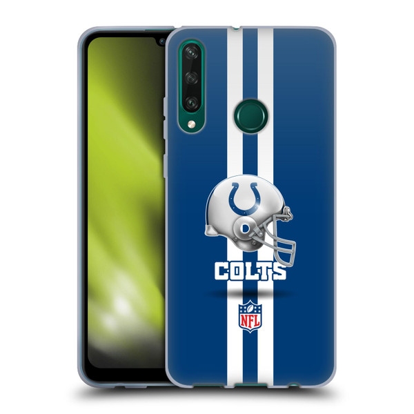 NFL Indianapolis Colts Logo Helmet Soft Gel Case for Huawei Y6p