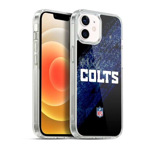NFL Indianapolis Colts Logo Blur Soft Gel Case for Apple iPhone 12 / iPhone 12 Pro & MagSafe