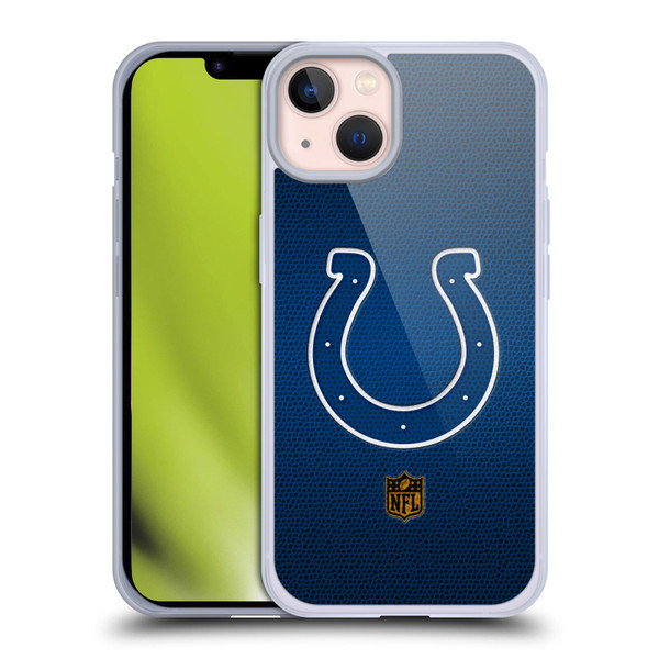 NFL Indianapolis Colts Logo Football Soft Gel Case for Apple iPhone 13