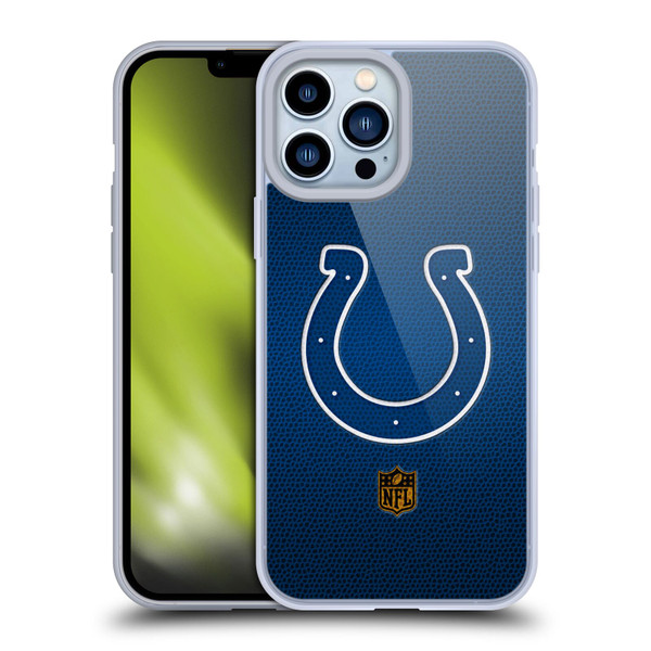 NFL Indianapolis Colts Logo Football Soft Gel Case for Apple iPhone 13 Pro Max