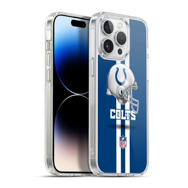 NFL Indianapolis Colts Logo Helmet Soft Gel Case for Apple iPhone 13 Pro Max & MagSafe