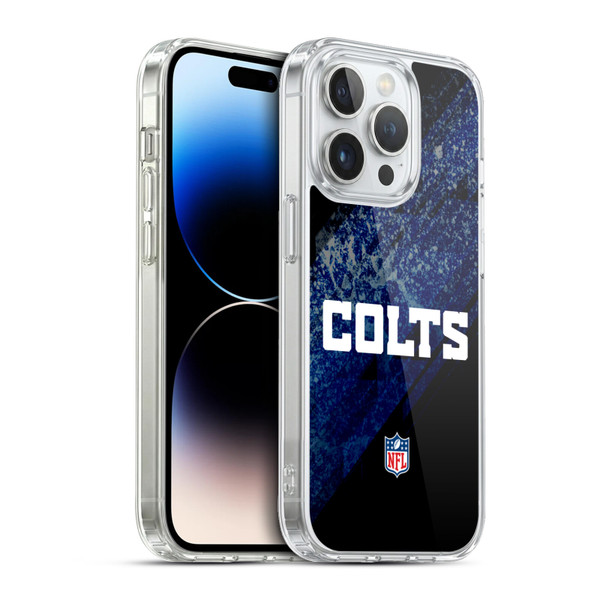 NFL Indianapolis Colts Logo Blur Soft Gel Case for Apple iPhone 13 Pro & MagSafe
