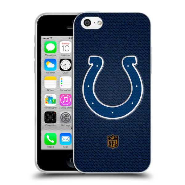 NFL Indianapolis Colts Logo Football Soft Gel Case for Apple iPhone 5c