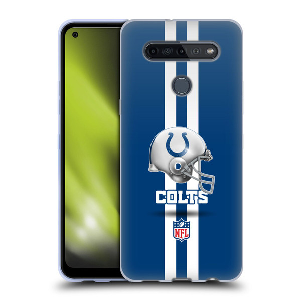 NFL Indianapolis Colts Logo Helmet Soft Gel Case for LG K51S