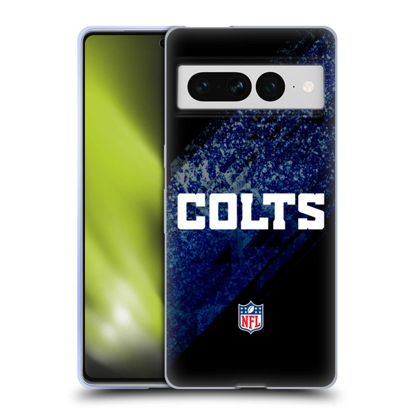 NFL Indianapolis Colts Logo Blur Soft Gel Case for Google Pixel 7 Pro