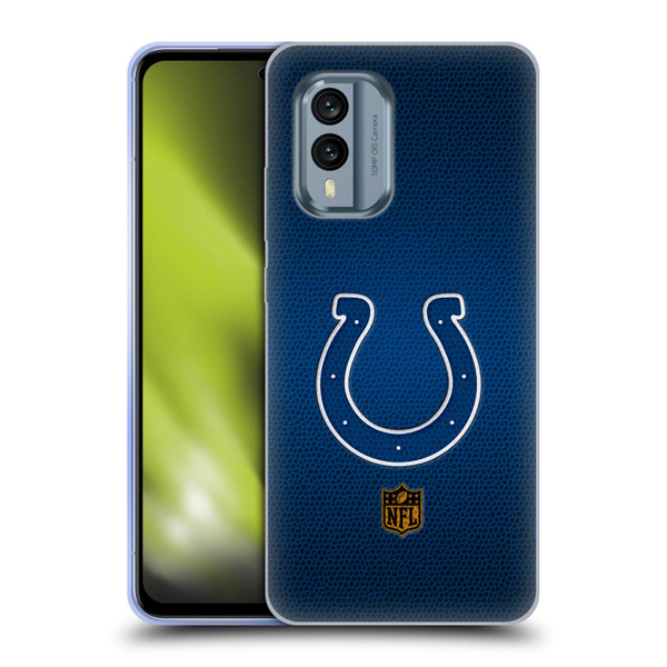 NFL Indianapolis Colts Logo Football Soft Gel Case for Nokia X30