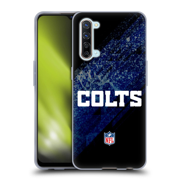 NFL Indianapolis Colts Logo Blur Soft Gel Case for OPPO Find X2 Lite 5G