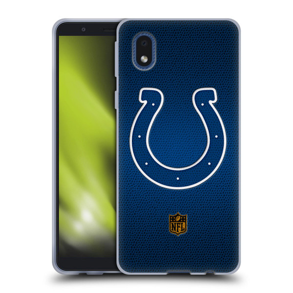 NFL Indianapolis Colts Logo Football Soft Gel Case for Samsung Galaxy A01 Core (2020)