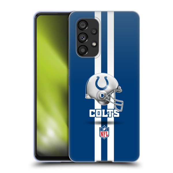 NFL Indianapolis Colts Logo Helmet Soft Gel Case for Samsung Galaxy A53 5G (2022)