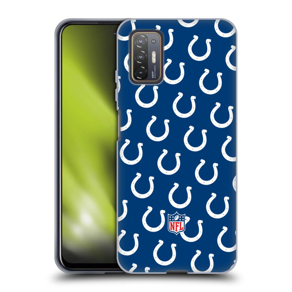 NFL Indianapolis Colts Artwork Patterns Soft Gel Case for HTC Desire 21 Pro 5G