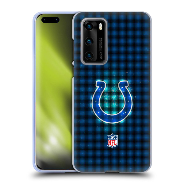 NFL Indianapolis Colts Artwork LED Soft Gel Case for Huawei P40 5G