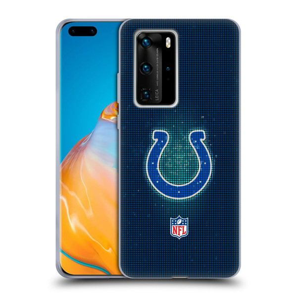 NFL Indianapolis Colts Artwork LED Soft Gel Case for Huawei P40 Pro / P40 Pro Plus 5G