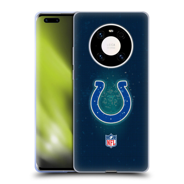 NFL Indianapolis Colts Artwork LED Soft Gel Case for Huawei Mate 40 Pro 5G