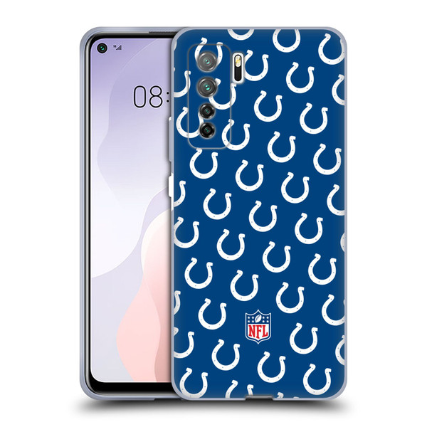 NFL Indianapolis Colts Artwork Patterns Soft Gel Case for Huawei Nova 7 SE/P40 Lite 5G