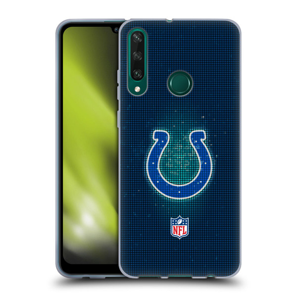 NFL Indianapolis Colts Artwork LED Soft Gel Case for Huawei Y6p