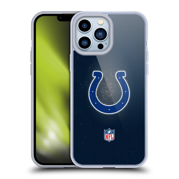 NFL Indianapolis Colts Artwork LED Soft Gel Case for Apple iPhone 13 Pro Max