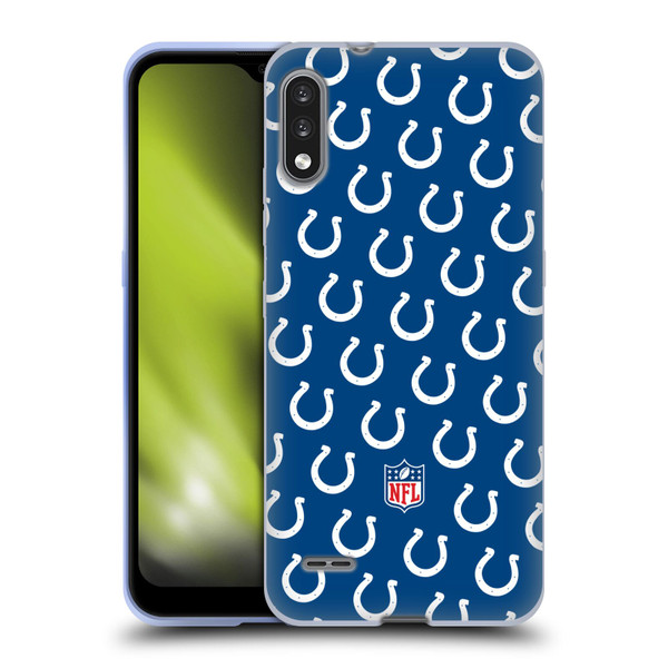 NFL Indianapolis Colts Artwork Patterns Soft Gel Case for LG K22