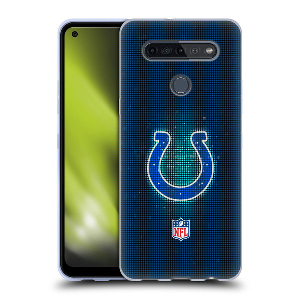 NFL Indianapolis Colts Artwork LED Soft Gel Case for LG K51S
