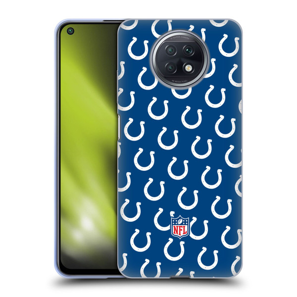 NFL Indianapolis Colts Artwork Patterns Soft Gel Case for Xiaomi Redmi Note 9T 5G