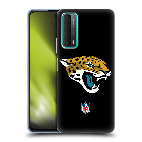 NFL Jacksonville Jaguars Logo Plain Soft Gel Case for Huawei P Smart (2021)