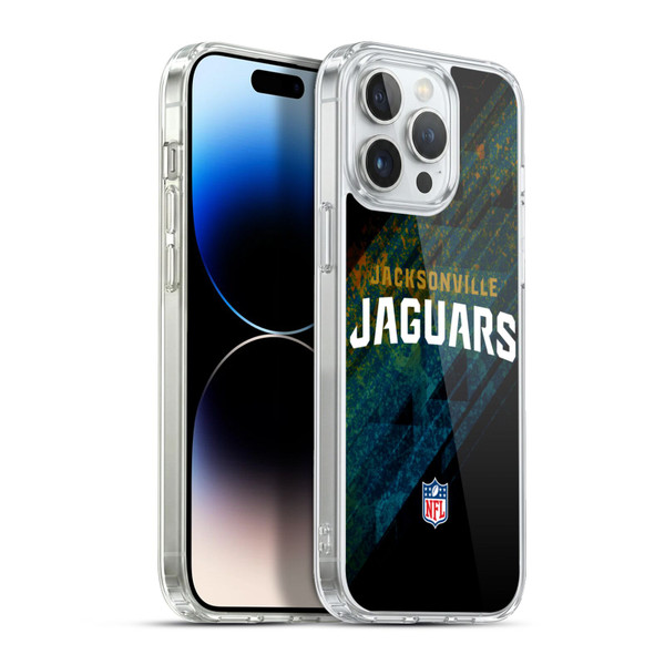 NFL Jacksonville Jaguars Logo Blur Soft Gel Case for Apple iPhone 13 Pro Max & MagSafe