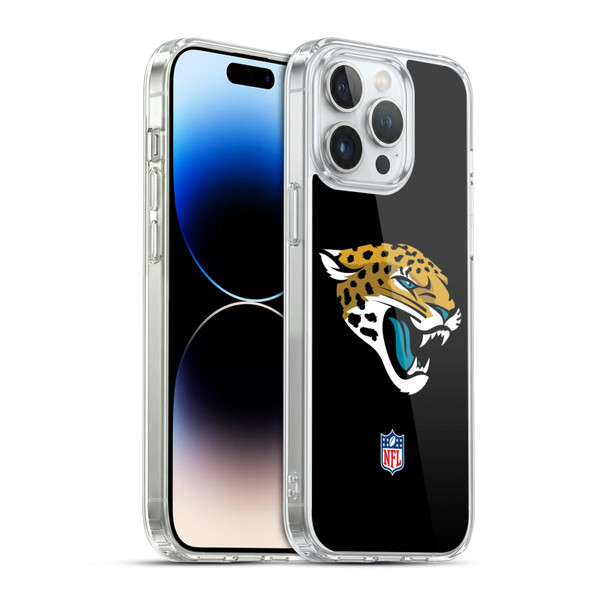 NFL Jacksonville Jaguars Logo Plain Soft Gel Case for Apple iPhone 14 Pro Max & MagSafe