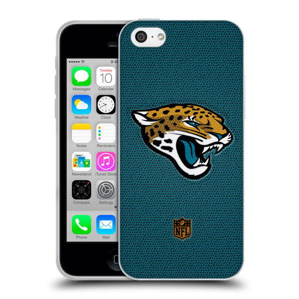 NFL Jacksonville Jaguars Logo Football Soft Gel Case for Apple iPhone 5c