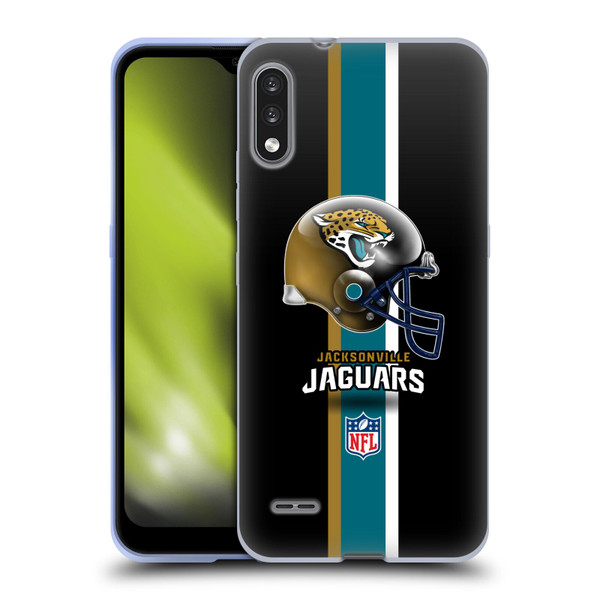 NFL Jacksonville Jaguars Logo Helmet Soft Gel Case for LG K22