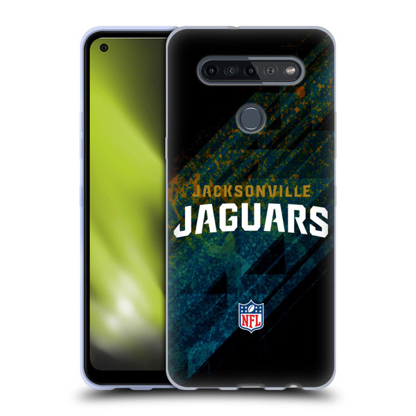 NFL Jacksonville Jaguars Logo Blur Soft Gel Case for LG K51S