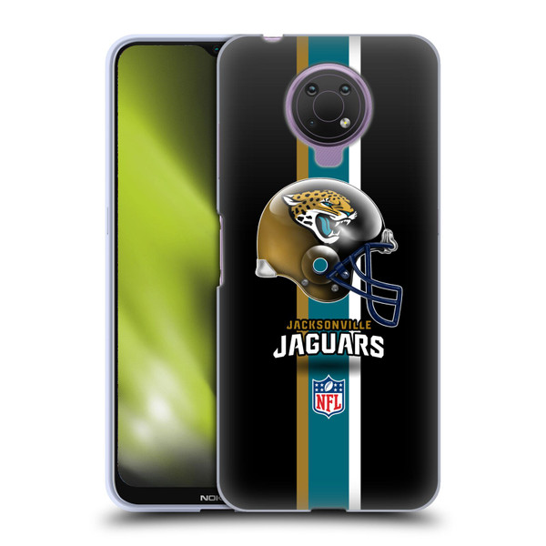 NFL Jacksonville Jaguars Logo Helmet Soft Gel Case for Nokia G10
