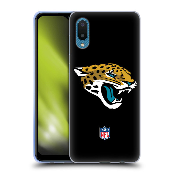 NFL Jacksonville Jaguars Logo Plain Soft Gel Case for Samsung Galaxy A02/M02 (2021)