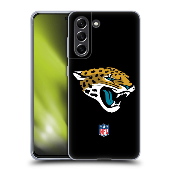 NFL Jacksonville Jaguars Logo Plain Soft Gel Case for Samsung Galaxy S21 FE 5G