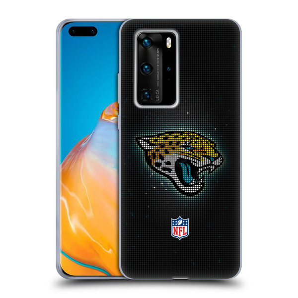 NFL Jacksonville Jaguars Artwork LED Soft Gel Case for Huawei P40 Pro / P40 Pro Plus 5G