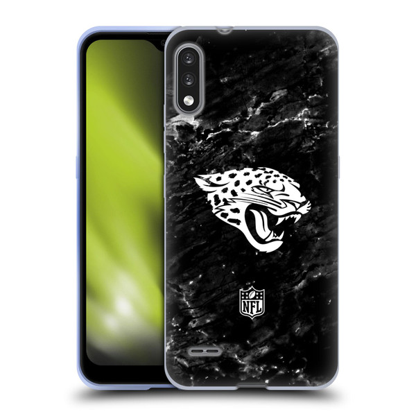 NFL Jacksonville Jaguars Artwork Marble Soft Gel Case for LG K22