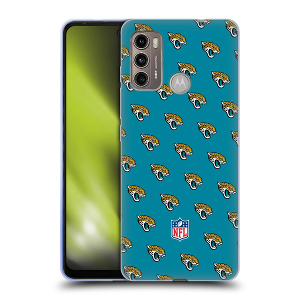 NFL Jacksonville Jaguars Artwork Patterns Soft Gel Case for Motorola Moto G60 / Moto G40 Fusion