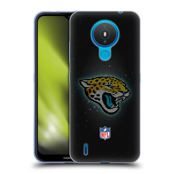NFL Jacksonville Jaguars Artwork LED Soft Gel Case for Nokia 1.4
