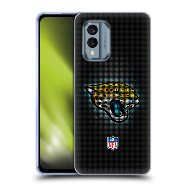 NFL Jacksonville Jaguars Artwork LED Soft Gel Case for Nokia X30