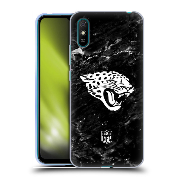 NFL Jacksonville Jaguars Artwork Marble Soft Gel Case for Xiaomi Redmi 9A / Redmi 9AT