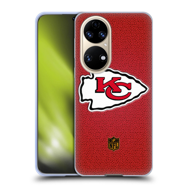 NFL Kansas City Chiefs Logo Football Soft Gel Case for Huawei P50