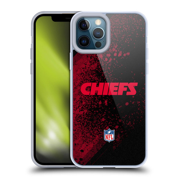 NFL Kansas City Chiefs Logo Blur Soft Gel Case for Apple iPhone 12 Pro Max & MagSafe